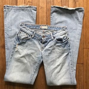 BKE Star Flare Distressed Jeans